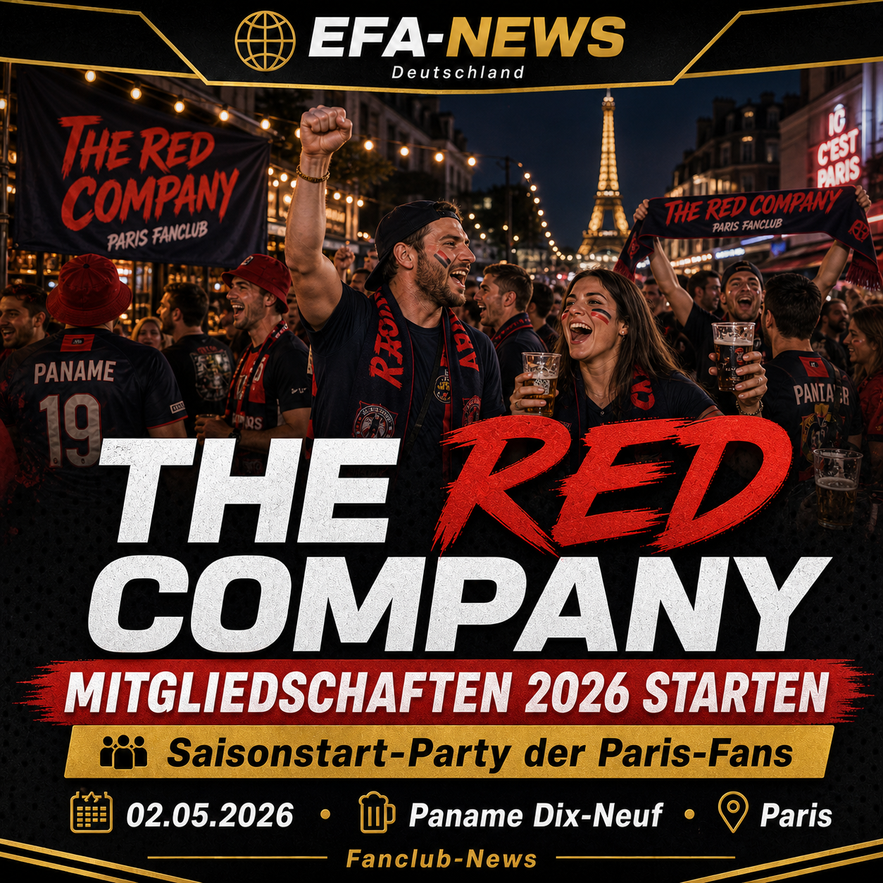 The Red Company launches memberships and season-opening party – EFA-NEWS.de