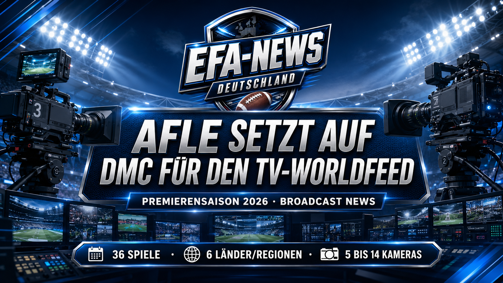 AFLE lässt internationalen TV-Worldfeed von DMC Production Germany produzieren – EFA-NEWS.de