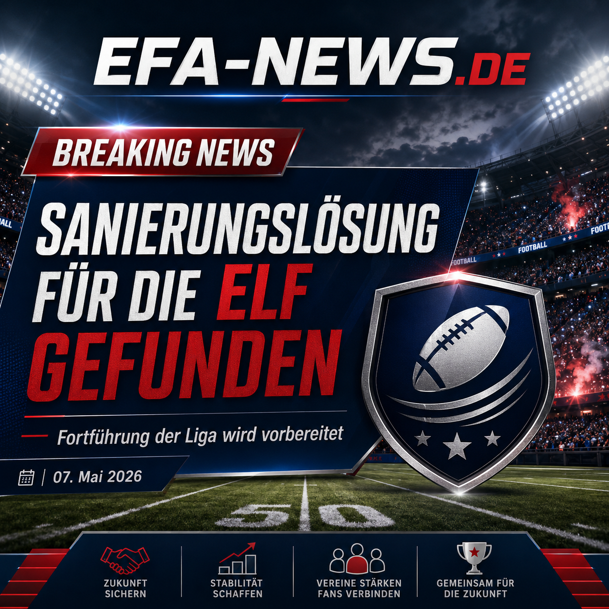 Überraschende Wende: Sanierungslösung für die European League of Football gefunden – EFA-NEWS.de