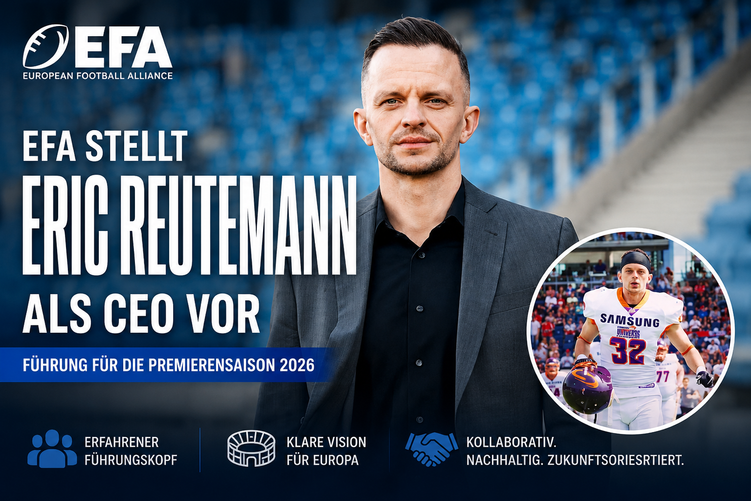 L’EFA présente Eric Reutemann comme CEO pour la saison inaugurale – EFA-NEWS.de