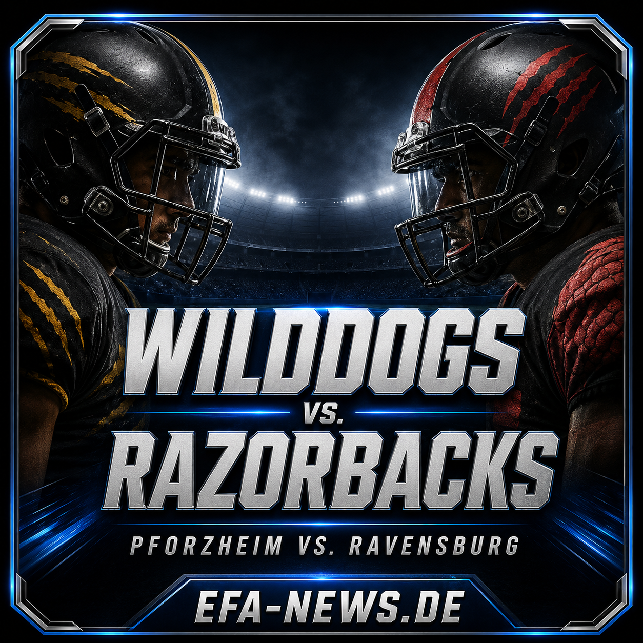 GFL-Süd-Kracher: Pforzheim Wilddogs fordern Ravensburg Razorbacks heraus – EFA-NEWS.de