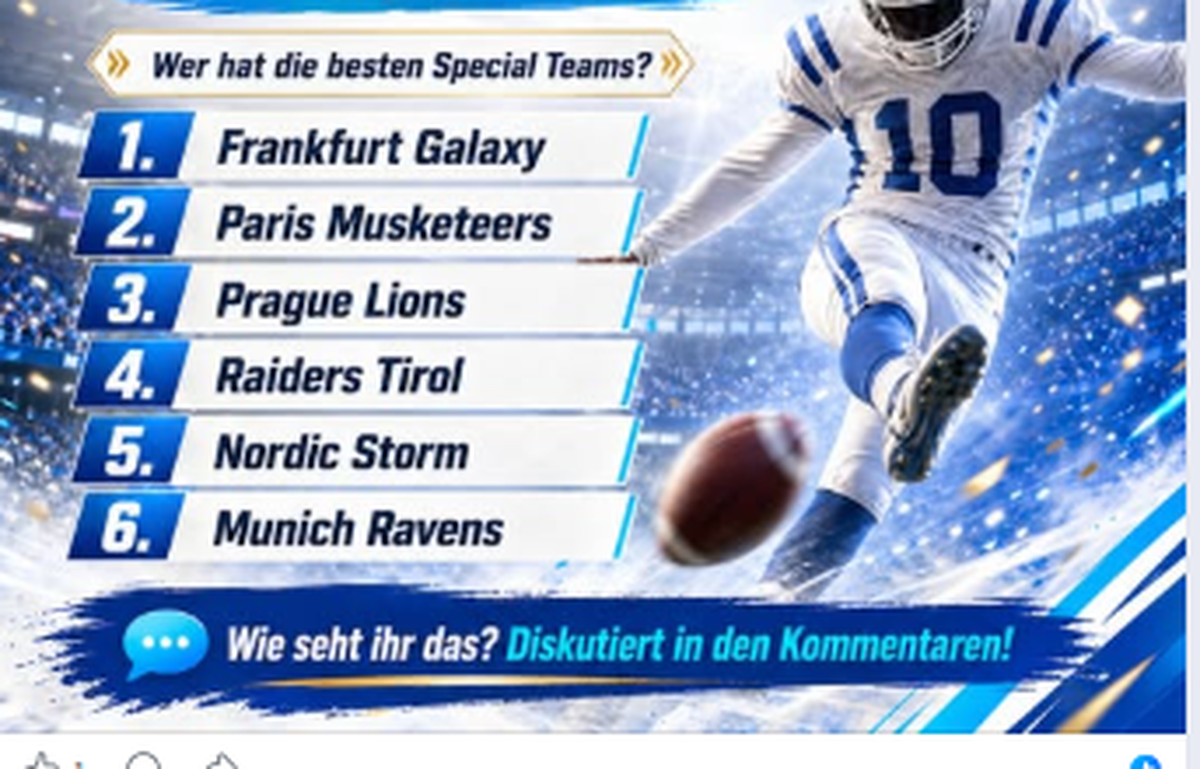 EFAND Power Ranking 2026 – Teil 3: Special Teams – EFA-NEWS.de