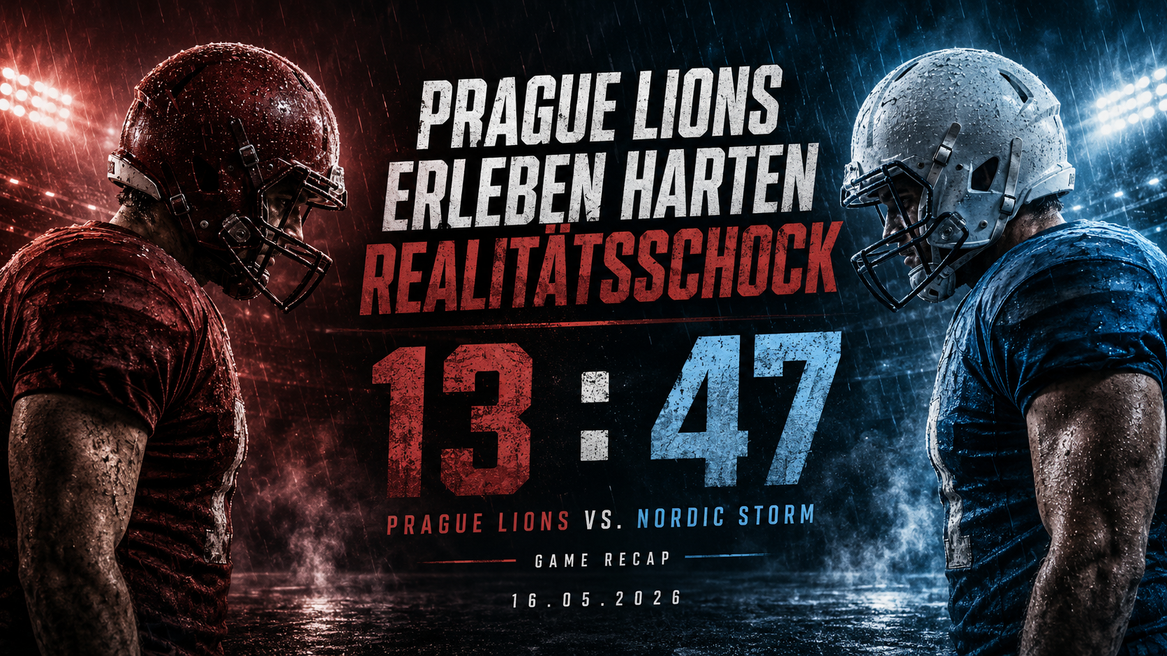 Prague Lions kassieren deutliche Auftaktniederlage bei Nordic Storm – EFA-NEWS.de