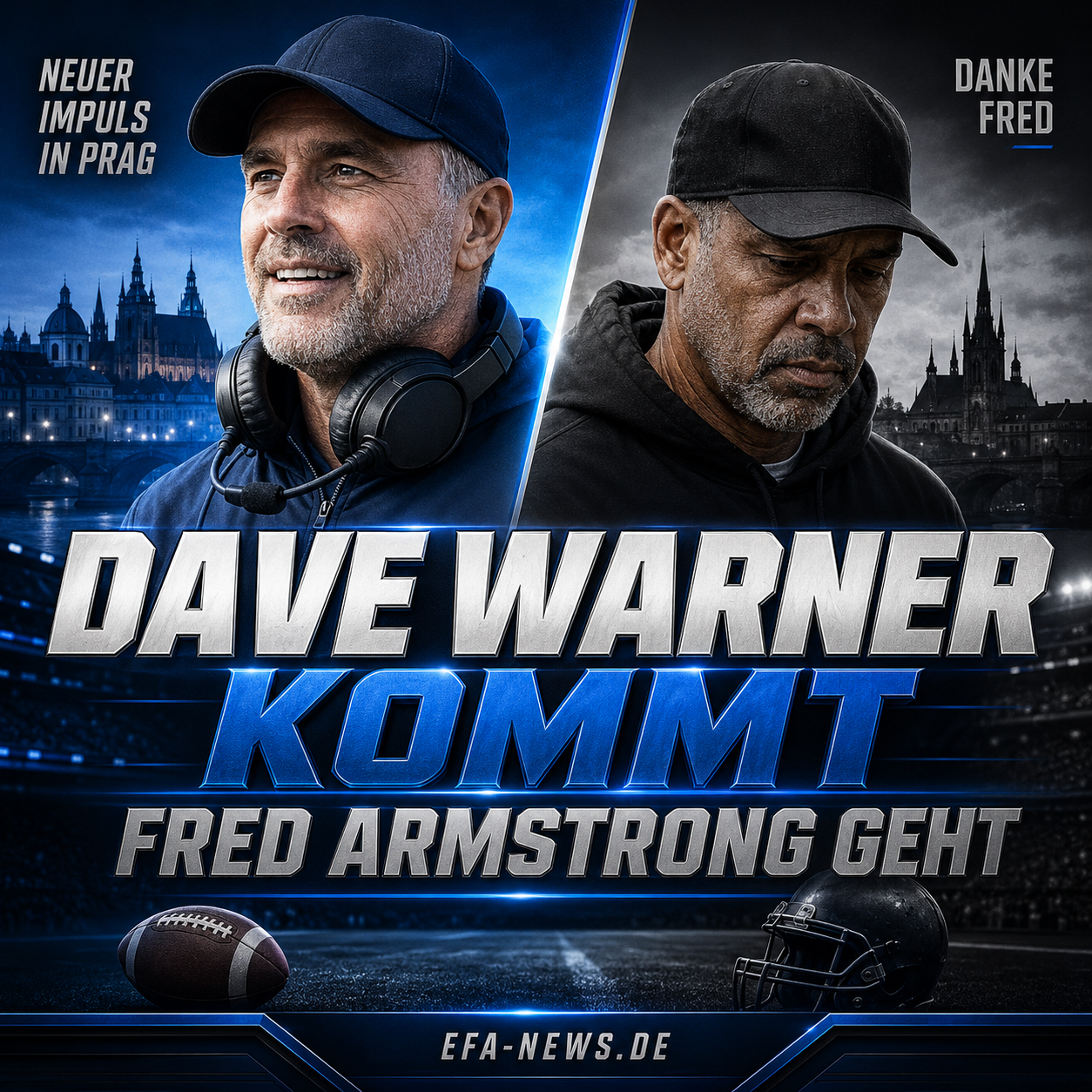 Coaching-Wechsel bei den Prague Lions: Dave Warner kommt, Fred Armstrong geht – EFA-NEWS.de