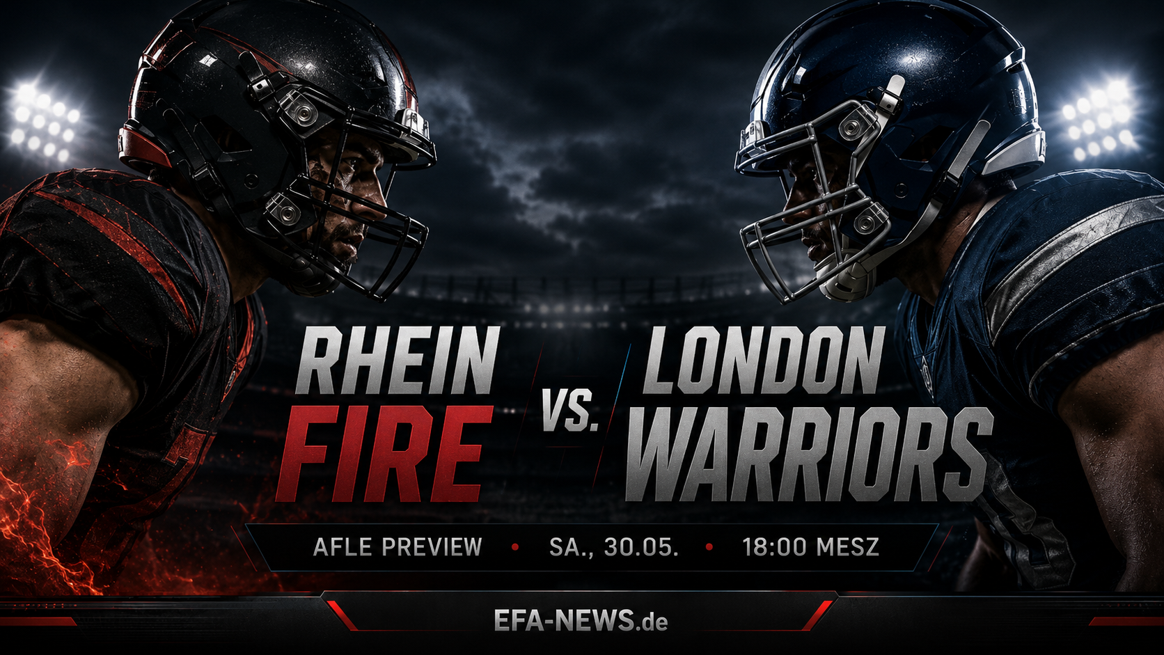Rhein Fire empfängt London Warriors: Heimauftakt mit klarer Favoritenrolle – EFA-NEWS.de