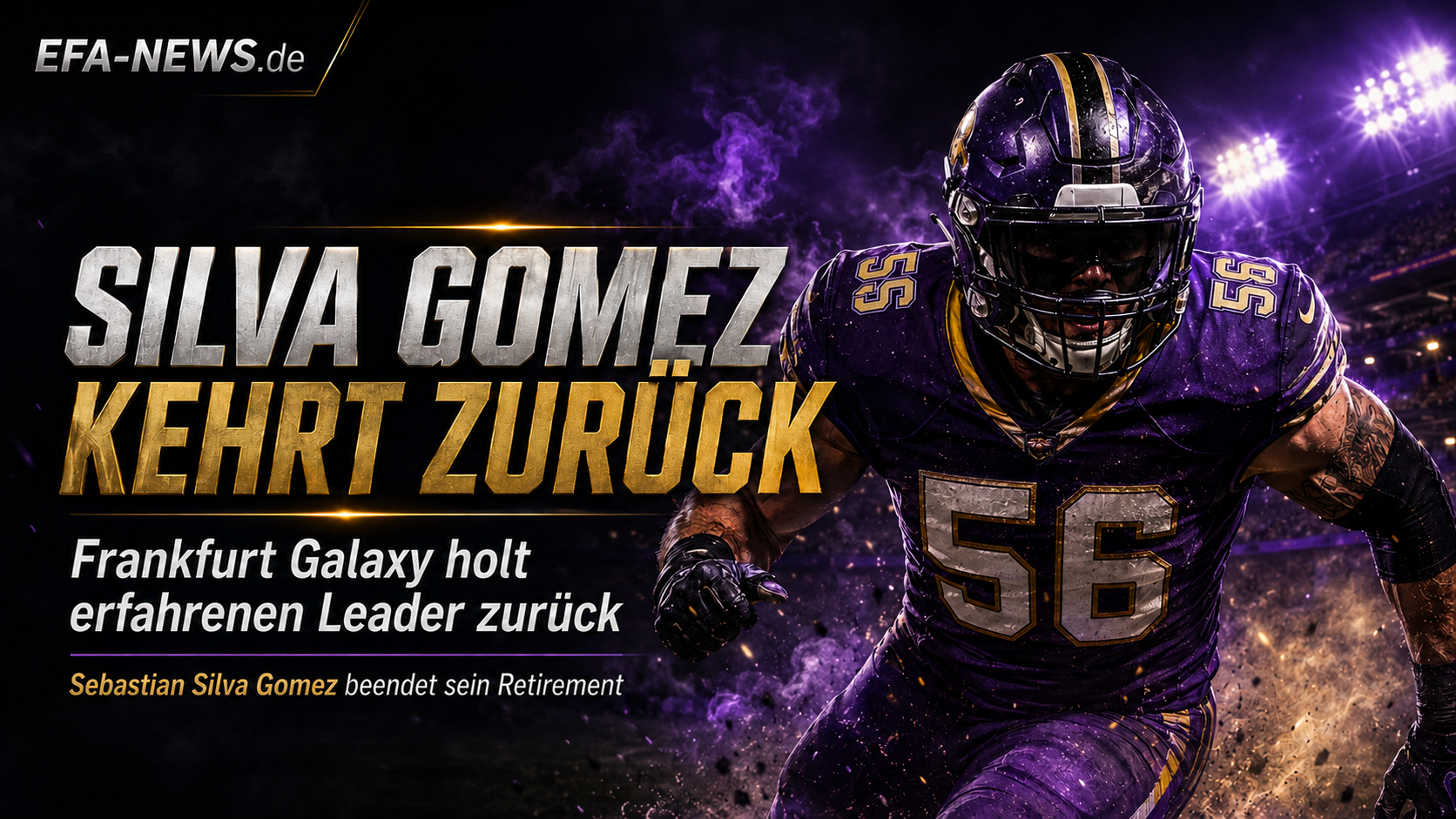 Sebastian Silva Gomez returns: Frankfurt Galaxy brings back experienced leader – EFA-NEWS.de